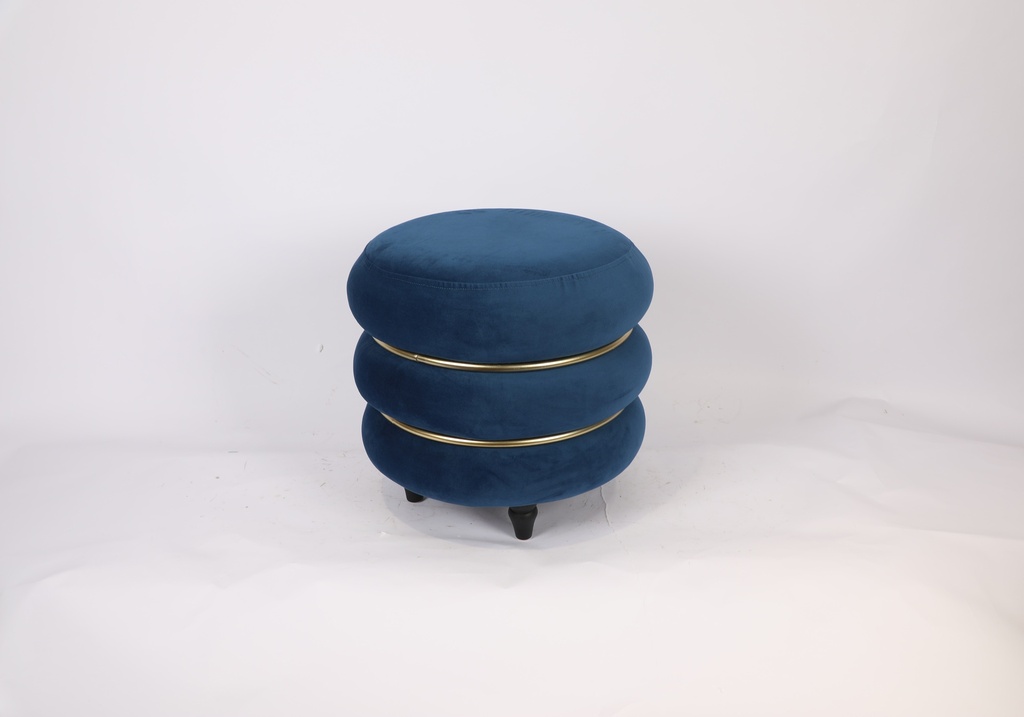 POUF VELOURS BLEU (copie)